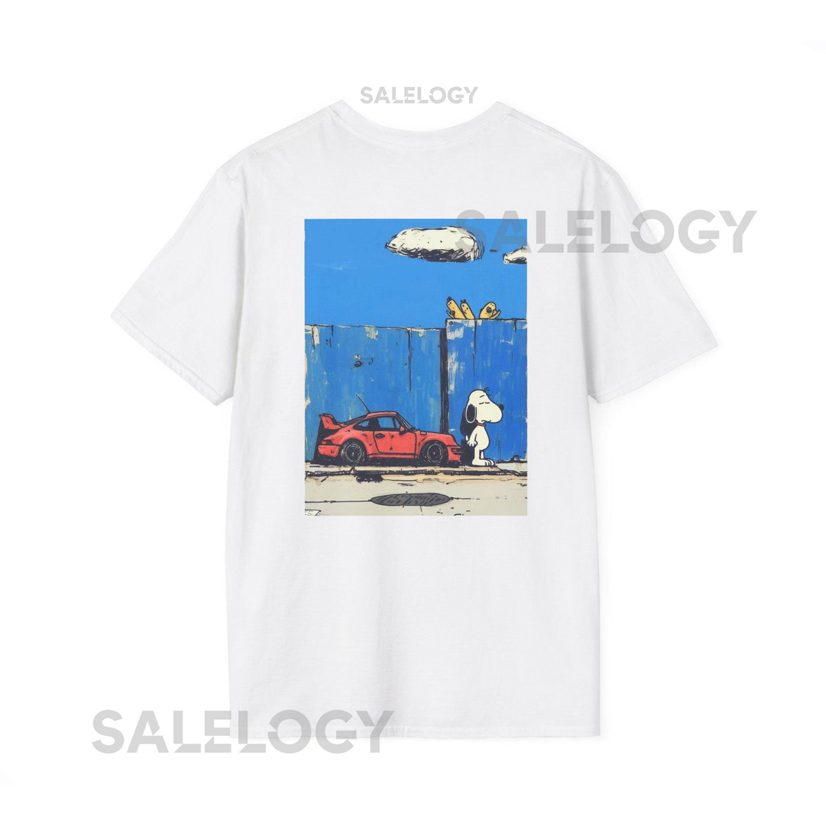 Snoopy Street Racer Tee - Retro Porsche x Urban Art Shirt_771