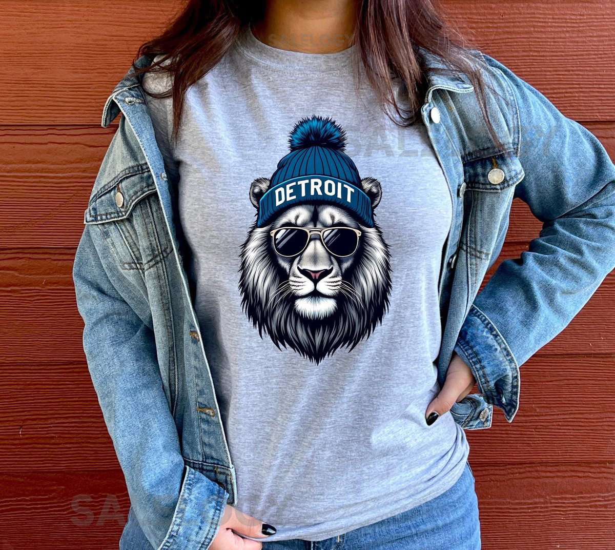 Detroit Lion Graphic Unisex Softstyle T-Shirt_181