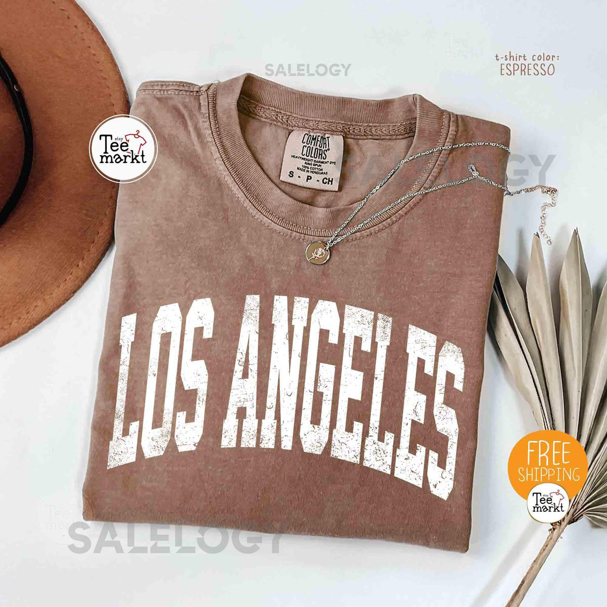 Comfort Colors Los Angeles Shirt Los Angeles Lover T-shirt Los Angeles Gift Shirt Retro Classic Los Angeles Trip T-shirt California Tee_96