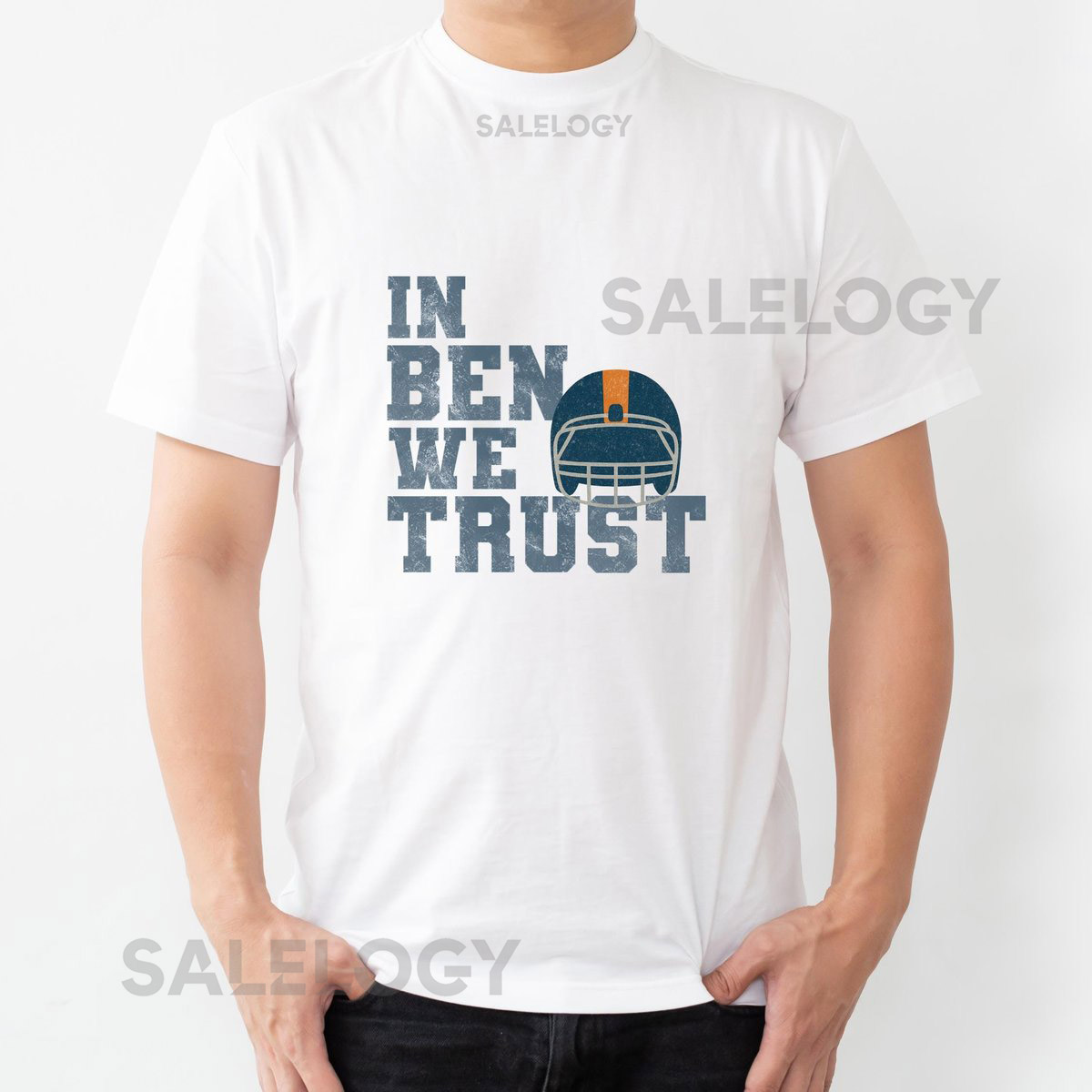 In Ben We Trust T-Shirt Chicago Football Fan Tee Ben Johnson Bears Coach Shirt Game Day Apparel Gift for Bears Fans_676