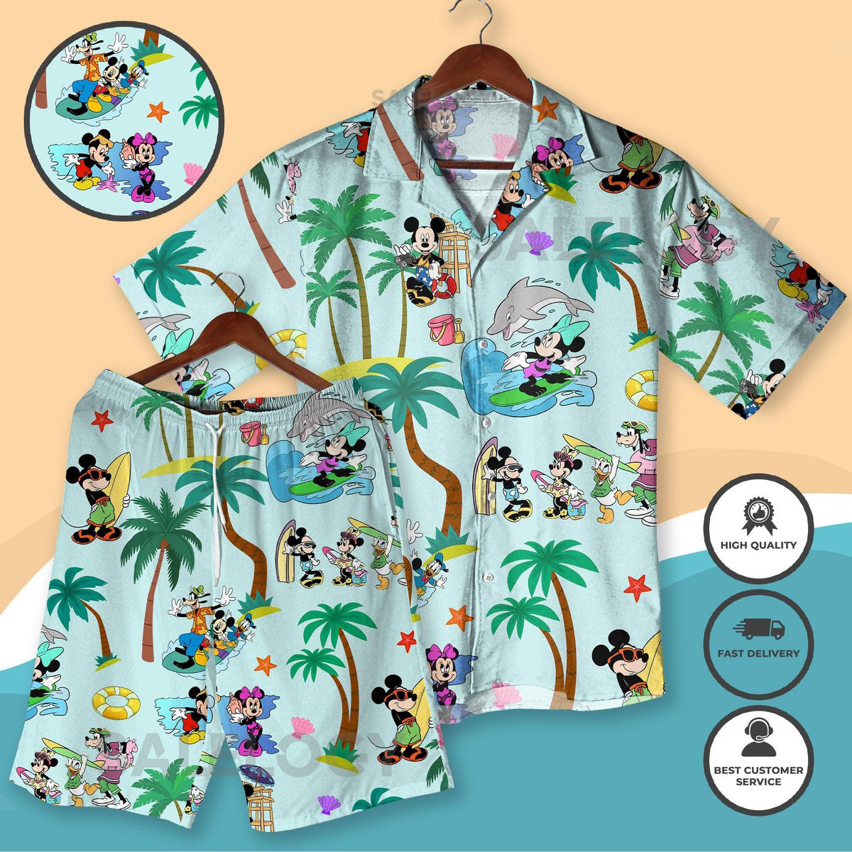 Mickey Mouse Shirt for Men Surfing Mickey Button Up Shirt Movie Shirt Summer Beach Shirt Mickey Aloha Shirt Trip Hawaii_188