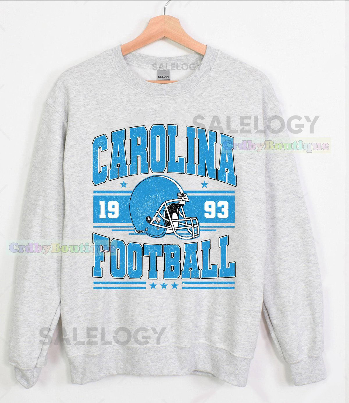 Carolina Football Sweatshirt Vintage Carolina Football Crewneck Carolina Football Shirt Game Day Carolina Fan Gifts_366