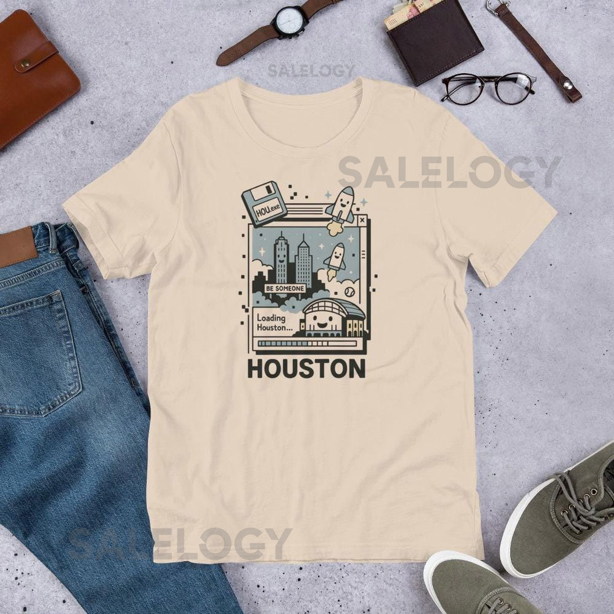 Houston - Retro Style T_207