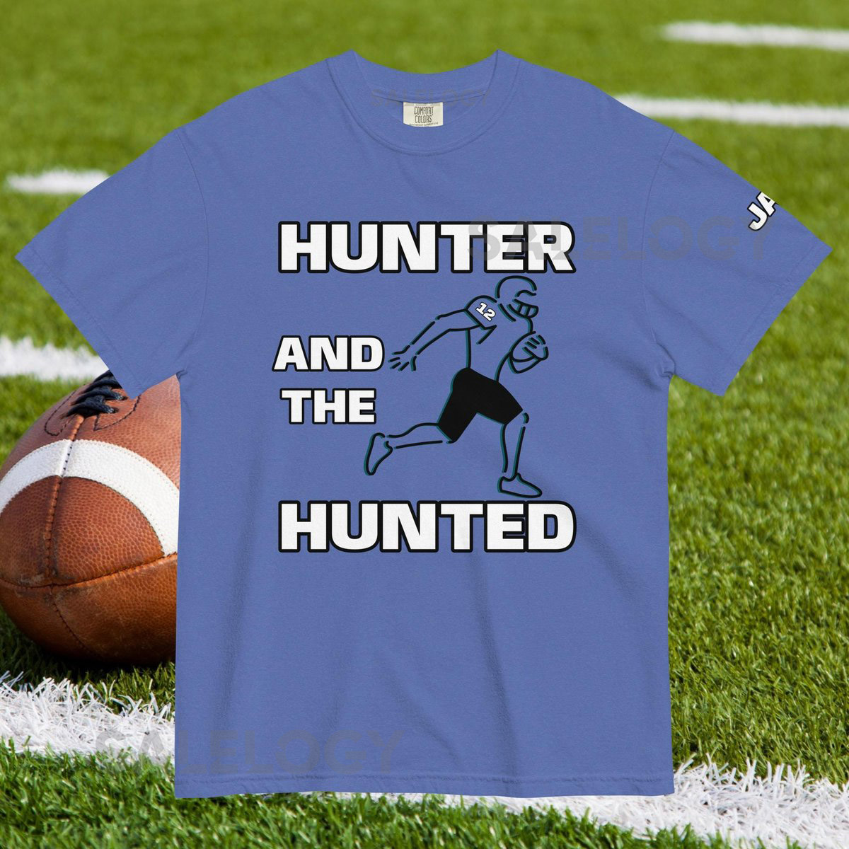 Travis Hunter Jacksonville Football T-Shirt JJ The Hunted Unisex heavyweight t_902