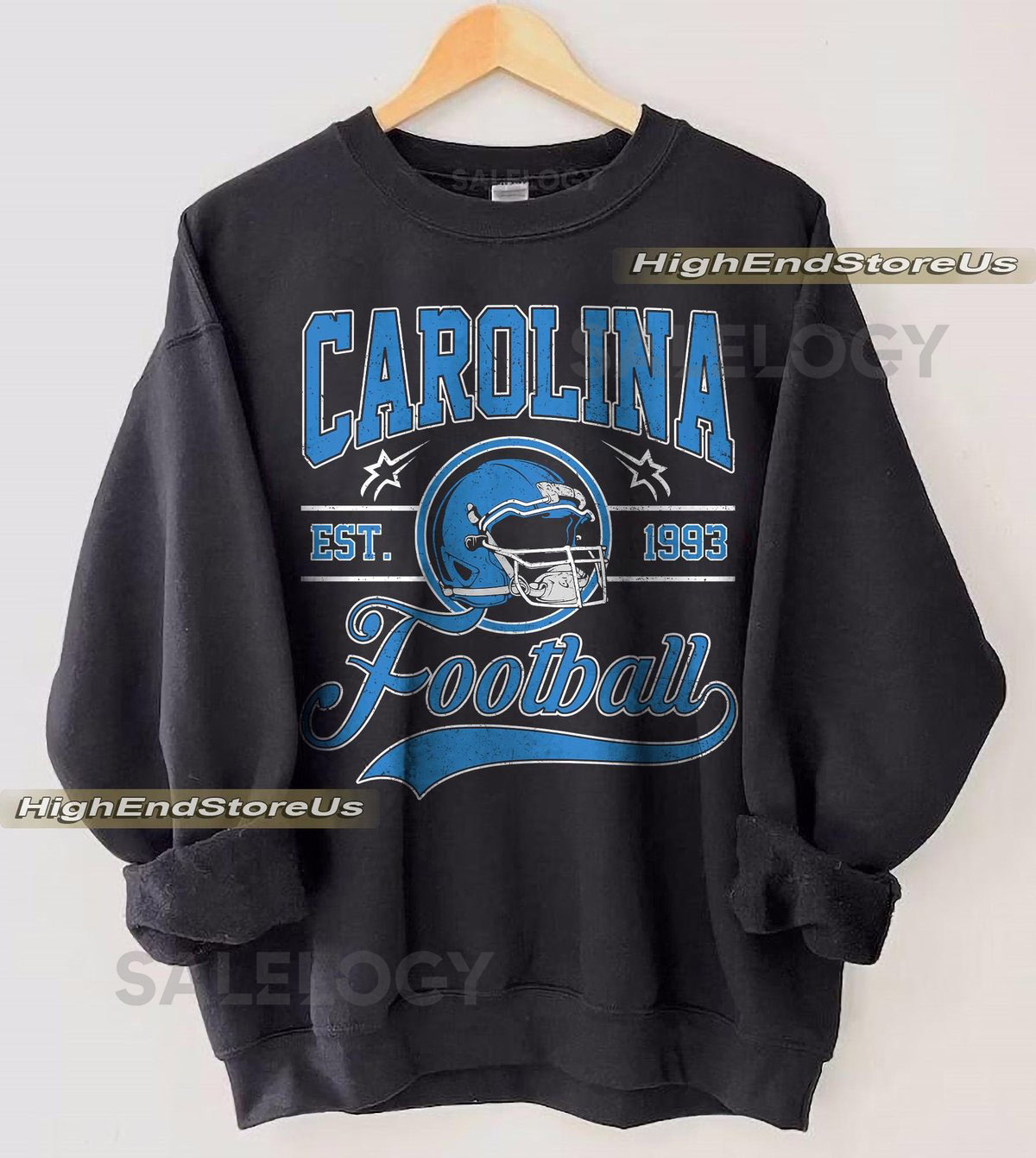 Vintage Carolina Football sweatshirt Football shirtCarolina football tshirt Game day FootballAmerican football tee Game Day apparel_1028