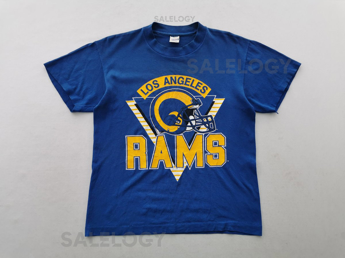 Los Angeles Rams Shirt Los Angeles Rams NFL T Shirt Made In USA Size M_590