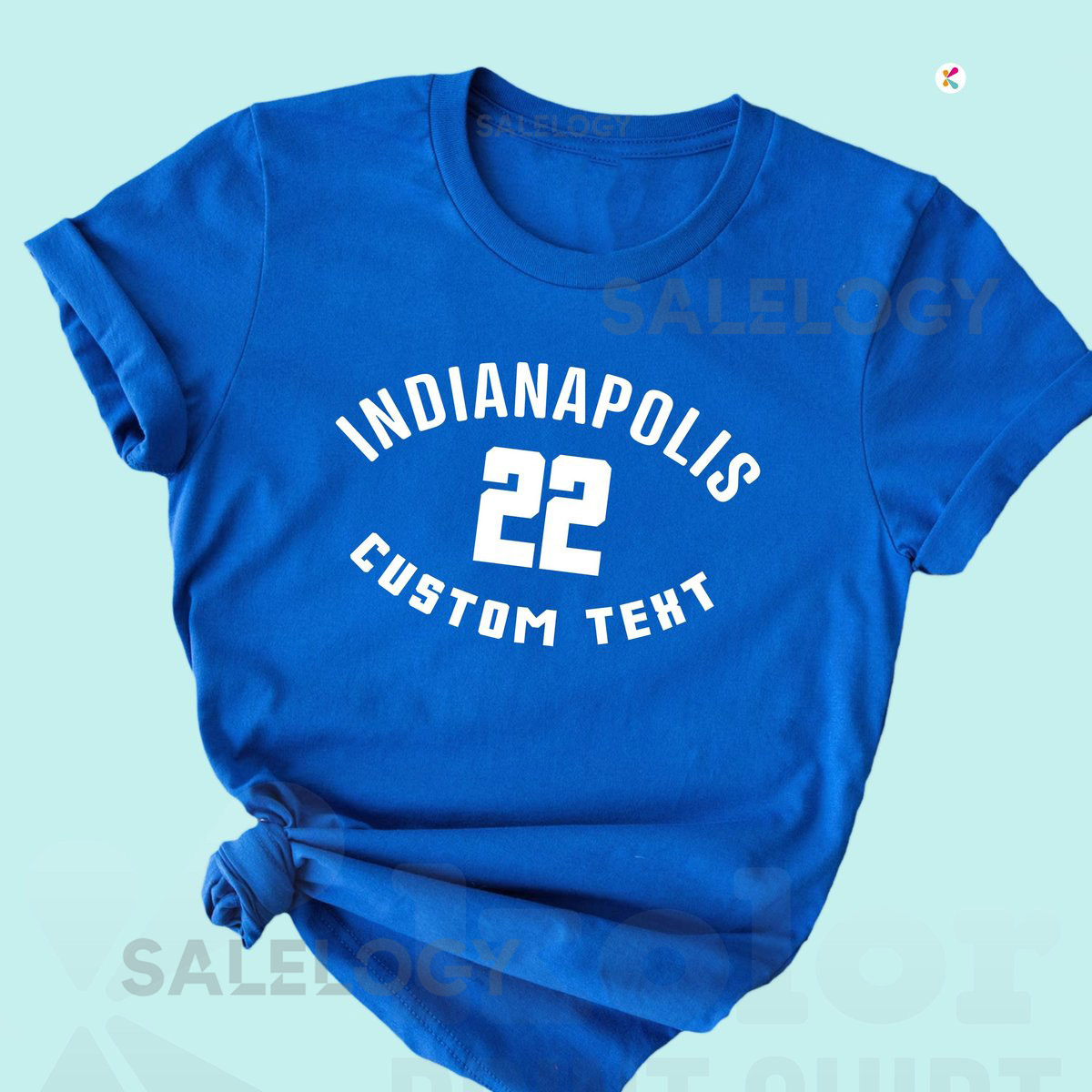 Personalized Indianapolis Football Shirt Custom Text Tee Colts Fan A_780