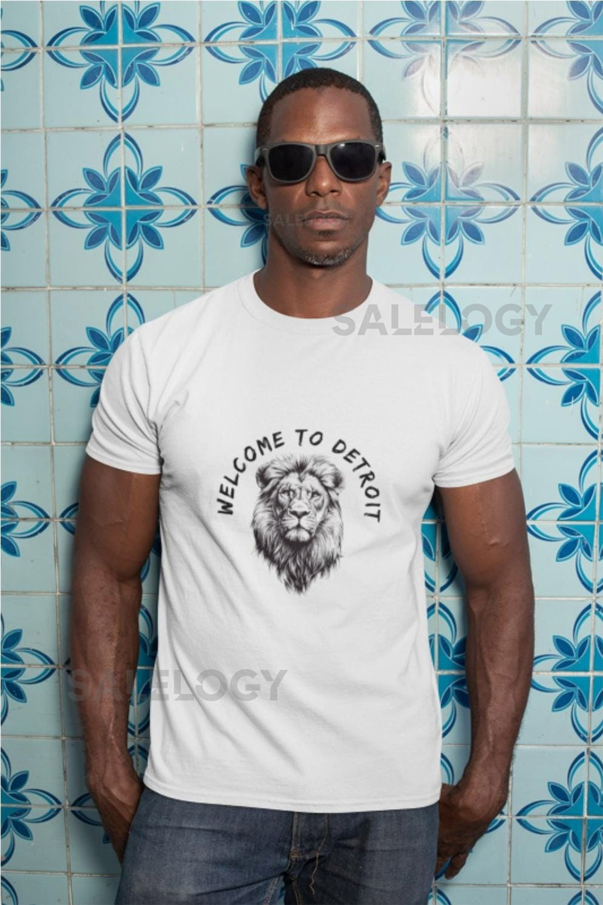 NFL T-Shirt Detroit Lions Graphic Tee Sports Fan Casual Shirt Unisex Cotton Game Day Apparel Detroit City Pride T-Shirt_610