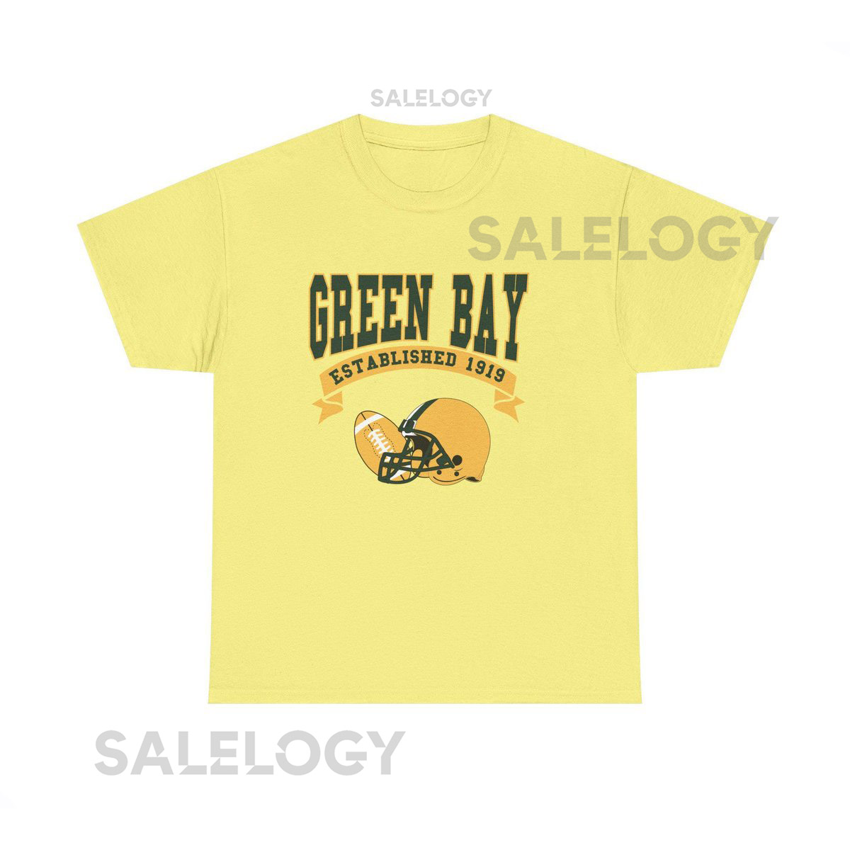 Green Bay Football Team Unisex Heavy Cotton Tee Packers Fan Gift Football Lover Shirt Game Day Apparel Sports Fan Tee NFL Team Shirt_421