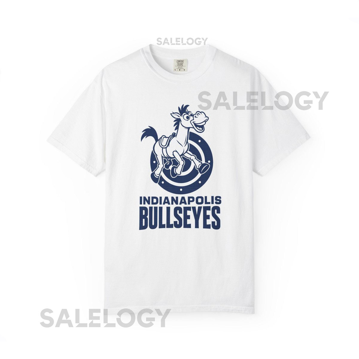 INDIANAPOLIS BULLSEYES - Colts Pro Football Toy Story Bullseye Woody T-Shirt - Disney Parks Disney World Disneyland Trip Cotton Graph_448