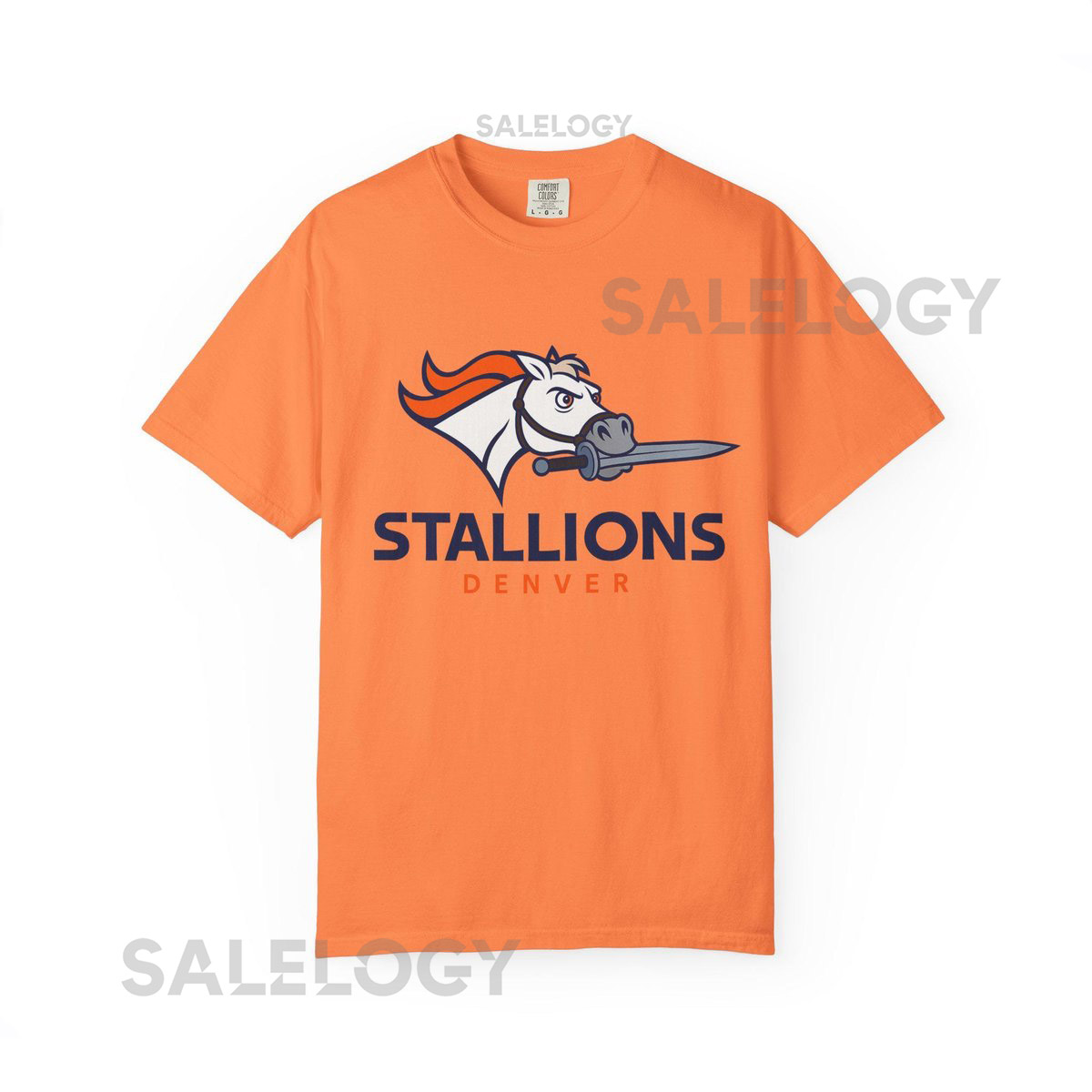 DENVER STALLIONS - Broncos Pro Football Tangled Maximus Flynn Rider T-Shirt - Disney Parks Disney World Disneyland Trip Cotton Graphic Tee_363