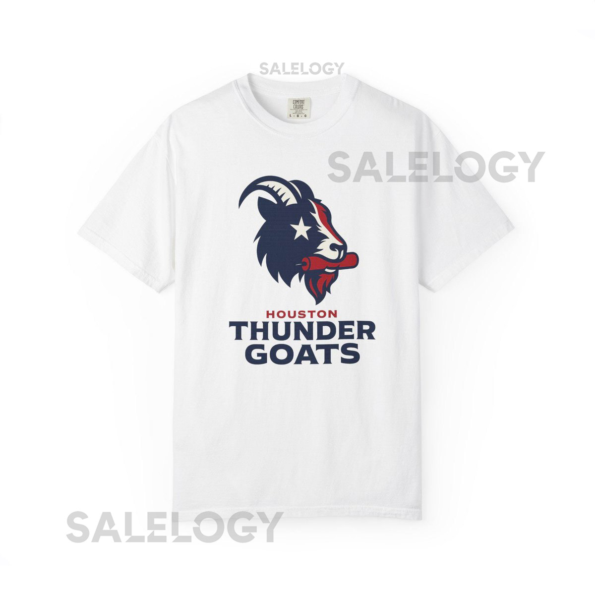 HOUSTON THUNDER GOATS - Texans Pro Football Big Thunder Mountain Rail T-Shirt - Disney Parks Disney World Disneyland Trip Cotton Graph_379