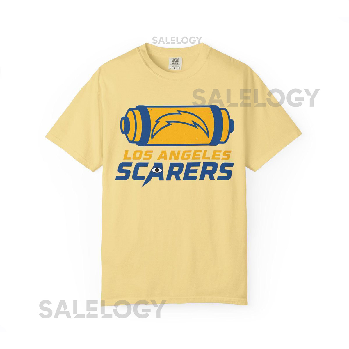 LOS ANGELES SCARERS - Chargers Pro Football Monsters Inc. Sully T-Shirt - Disney Parks Disney World Disneyland Trip Cotton Graphic Tee_594