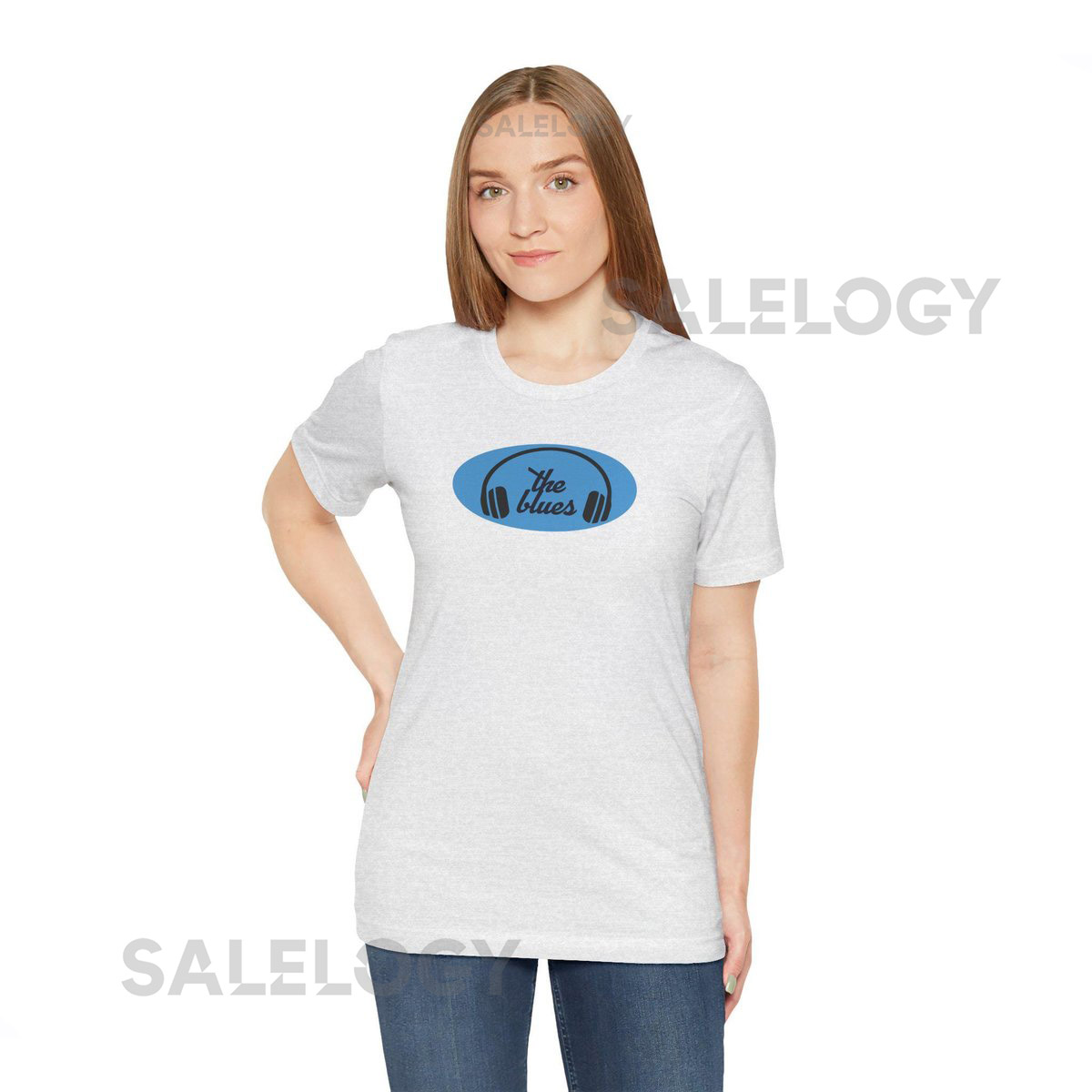 Blues Headphones T Shirt Retro Music Lover Tee_53