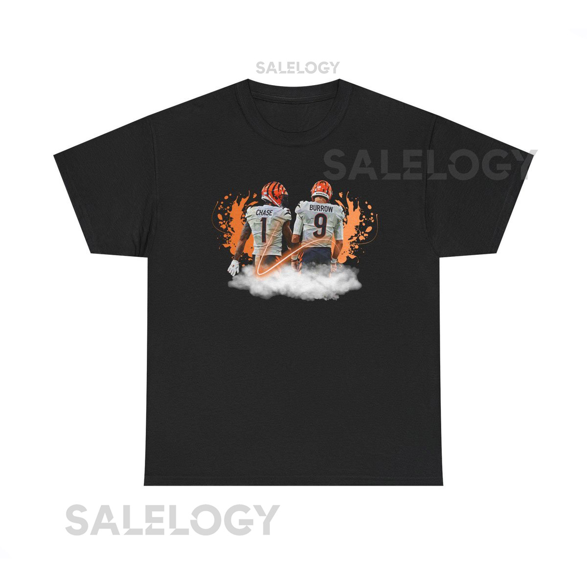 Ja'Marr Chase Joe Burrow Bengals Tee NFL Football Fan Gift_682
