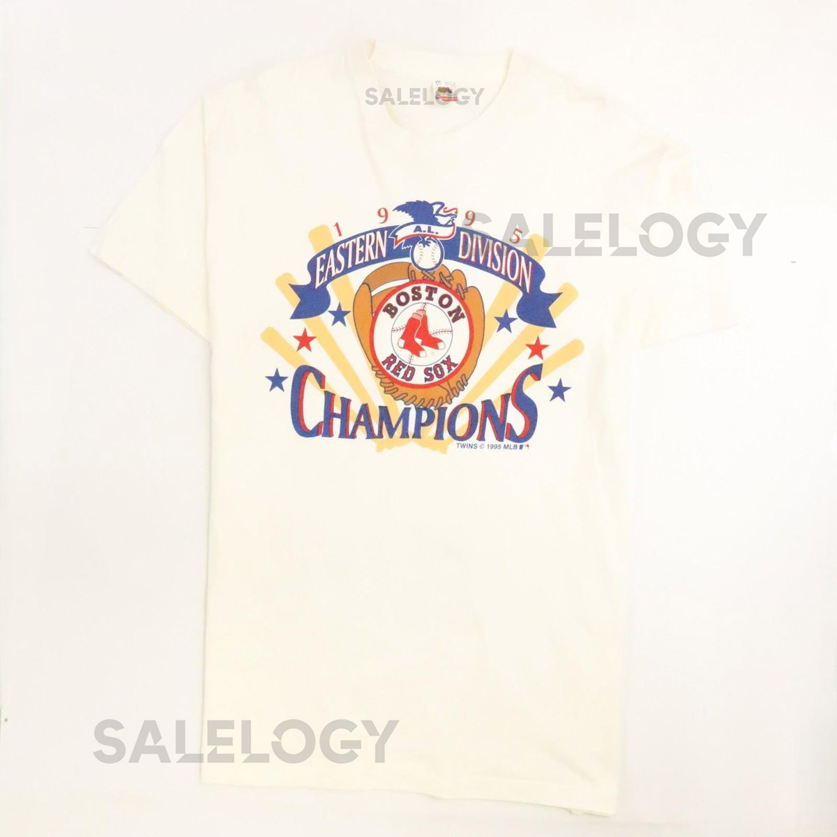 Vintage Boston Red Sox Division Champs T-Shirt Size 2XL 1994 90s MLB_668