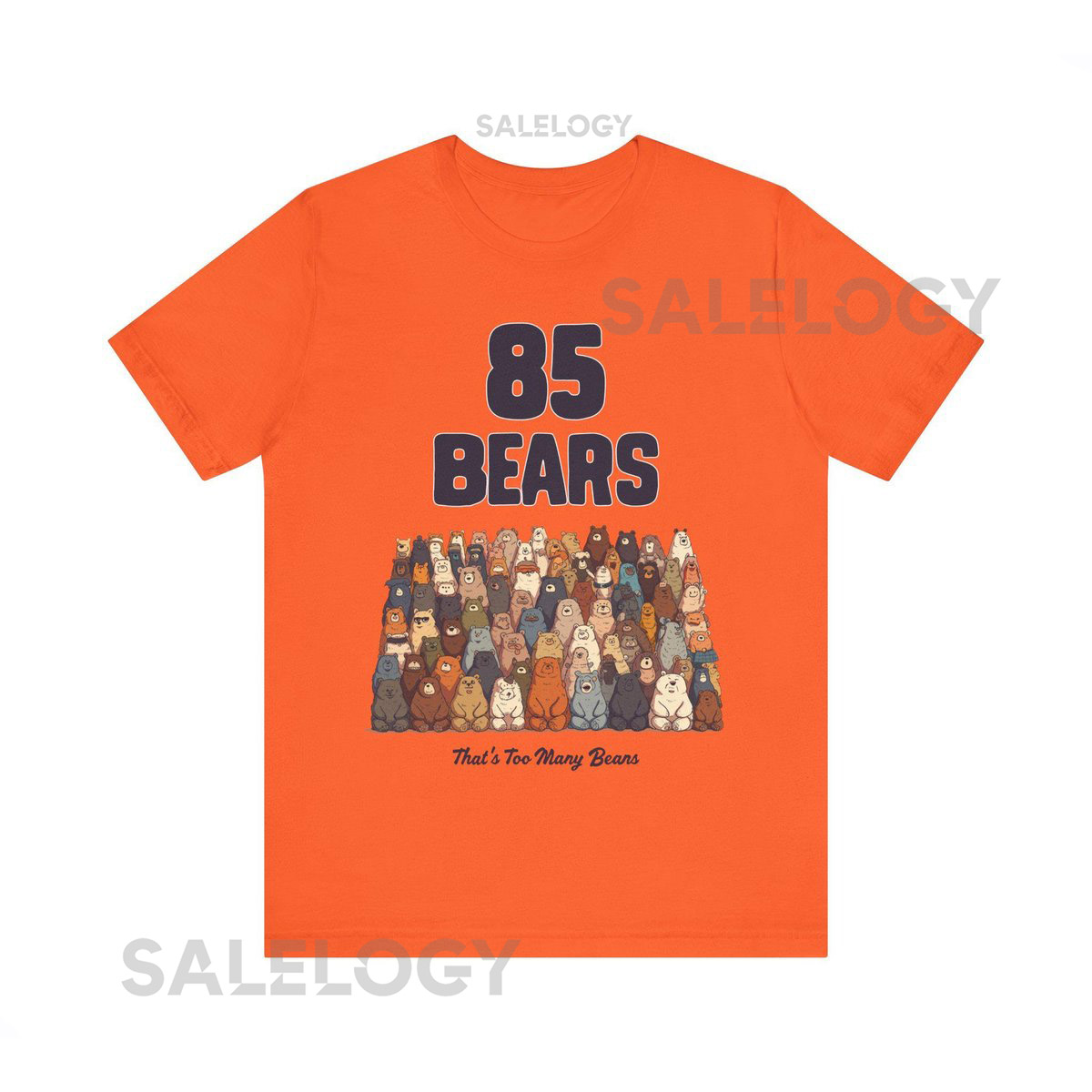 85 Bears Graphic Tee Chicago Football Vintage Fan Shirt_8