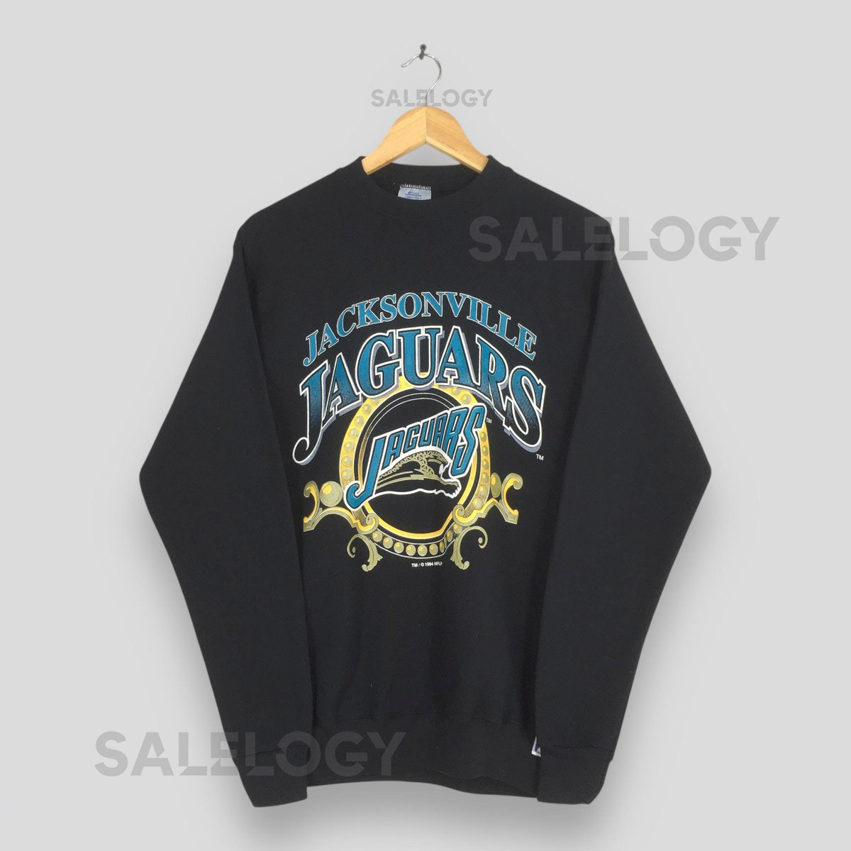 Vintage Jacksonville Jaguars NFL Sweatshirt Medium Jacksonville Jaguars Printed Logo Crewneck Jaguar National Football League Sweater S_1012