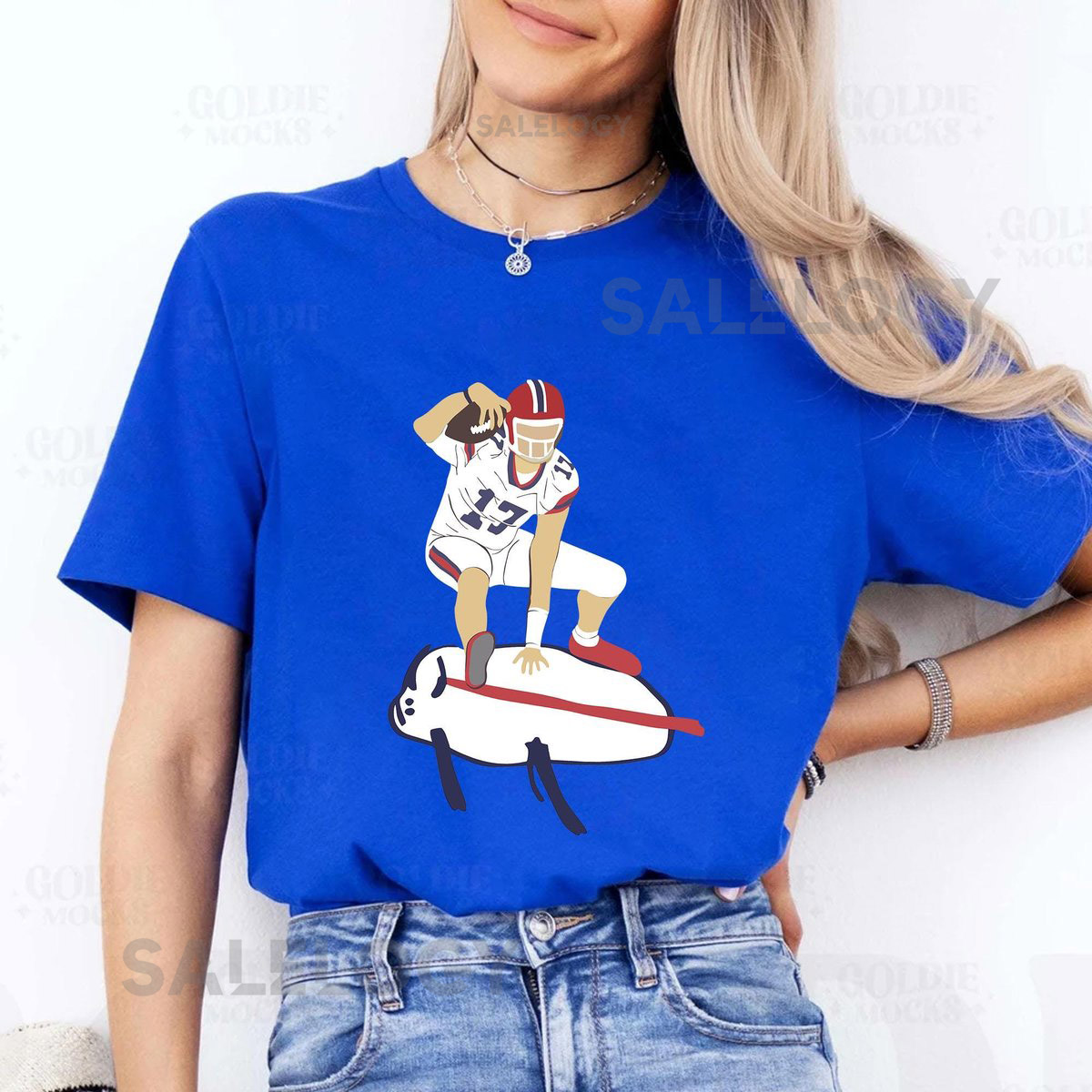 Josh Allen Buffalo Drawing T-Shirt Buffalo Potato Drawing Tee Gift for Buffalo Fan Kids Buffalo Apparel Family Buffalo Football Tee_721