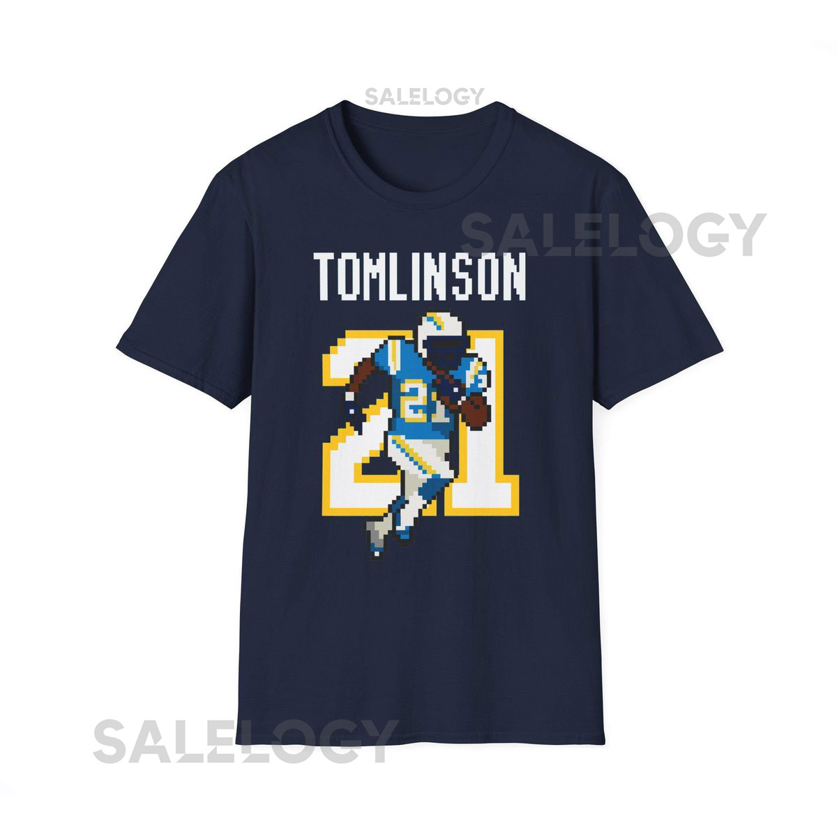 LaDainian Tomlinson Pixel Art Shirt Retro Football Tee 8 Bit Football Fan Gift_442