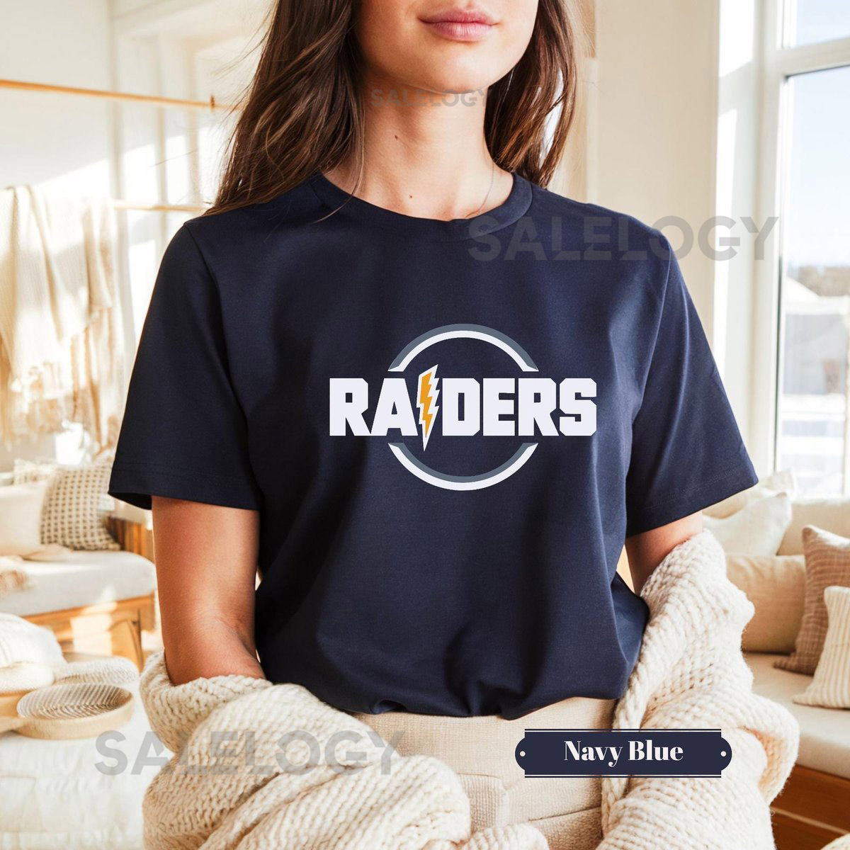 Raiders Mascot Shirt Distressed Retro Game Day Tee Vintage School Spirit Wear College Football Fan Gear Team Pride T-Shirt Sports Top_686