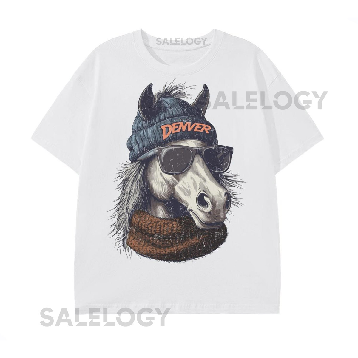 Denver Football T-Shirt Spirit Animal Design - Unisex Game Day Tee_356