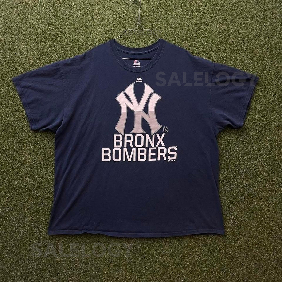 Majestic New York Yankees Bronx Bombers Graphic Tee Shirt_593