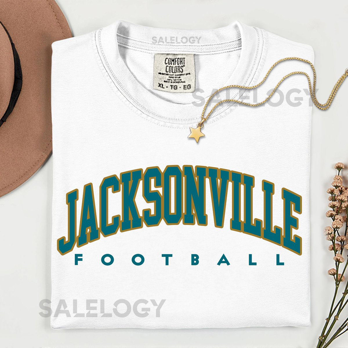 Jacksonville Football Comfort Colors T-ShirtSweatshirt City Pride Sports Fan Gift Game Day Apparel Florida Jaguars Bold _586