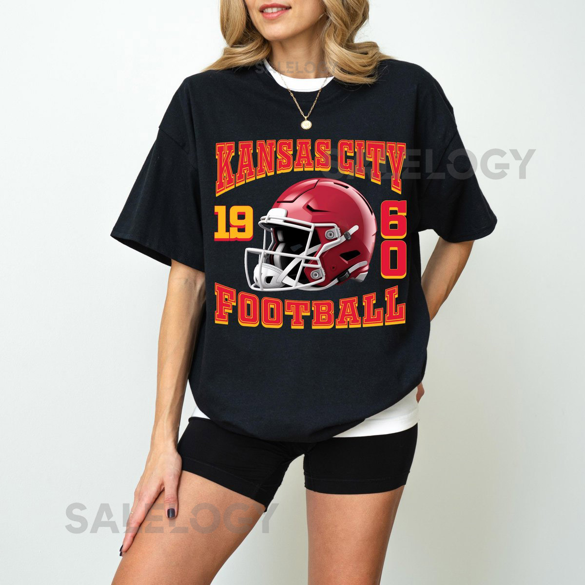 Kansas City 1960 T-Shirt Sweatshirt Football Helmet Comfort Colors Retro Sportswear KC Fan Gear Vintage Style Football Season_30