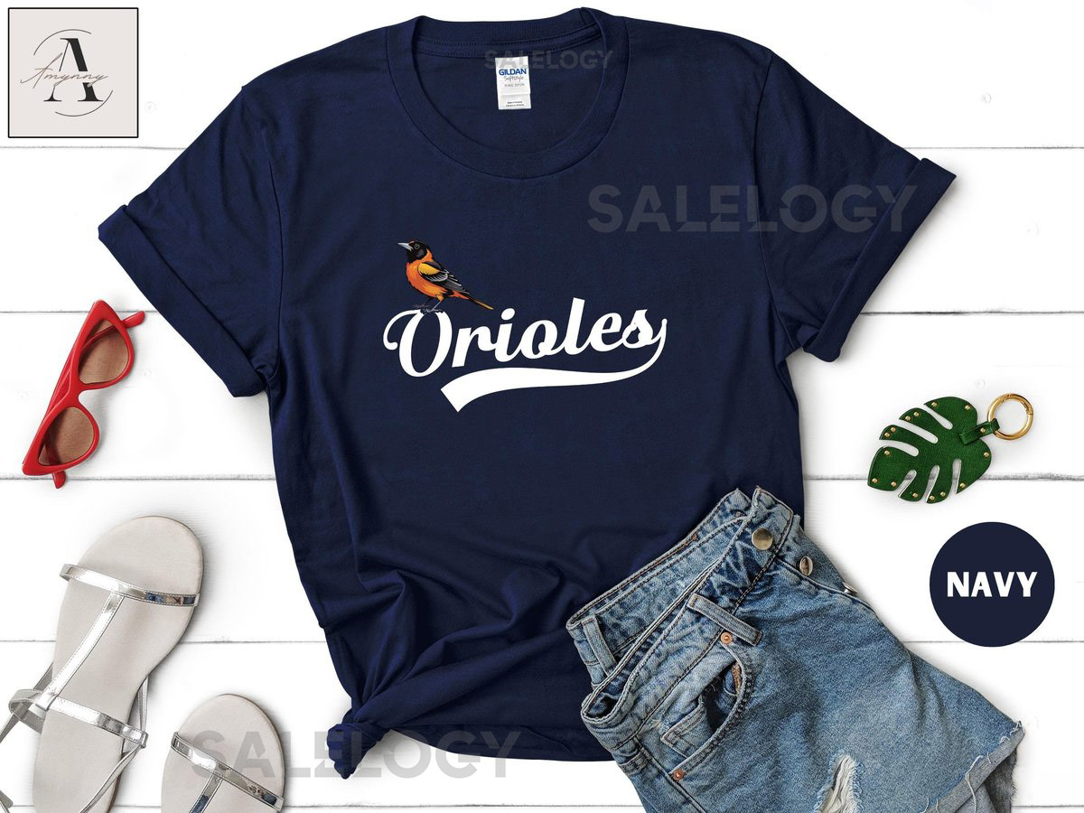 Oriole Bird Shirt Maryland Pride Graphic Tee Birdwatching Gift_489