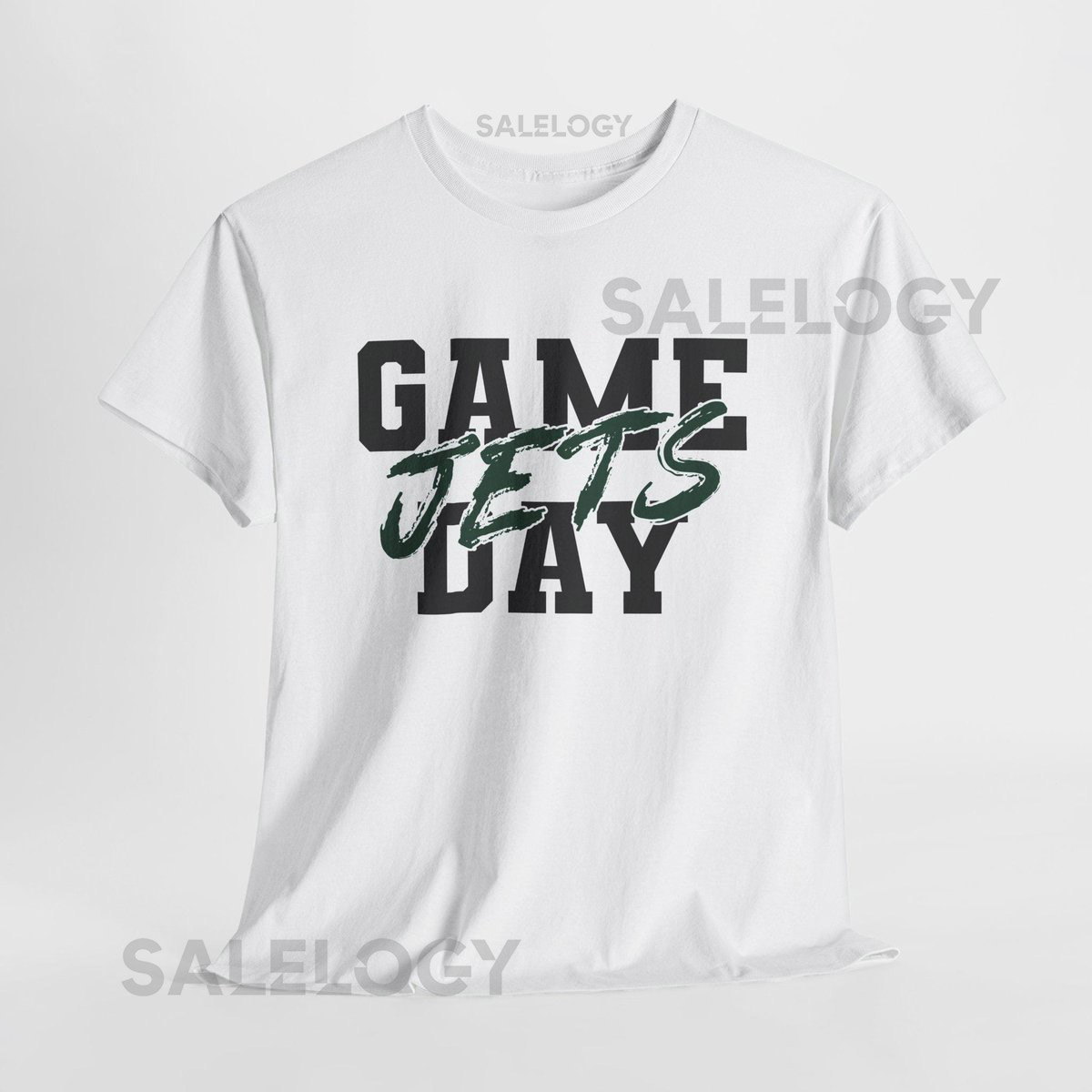 GAME DAY New York Football Shirt Jets Fan Tee Green and White Game Day Top New York Jets Tailgating Shirt_182