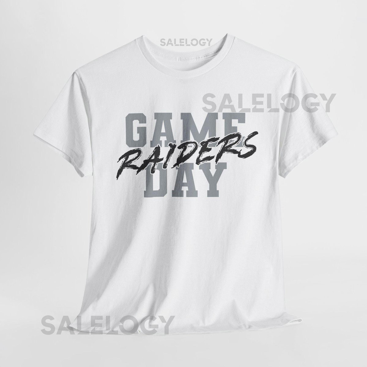 GAME DAY Las Vegas Football Shirt Raiders Fan Tee Silver and Black Game Day Top Las Vegas Raiders Tailgating Shirt_169
