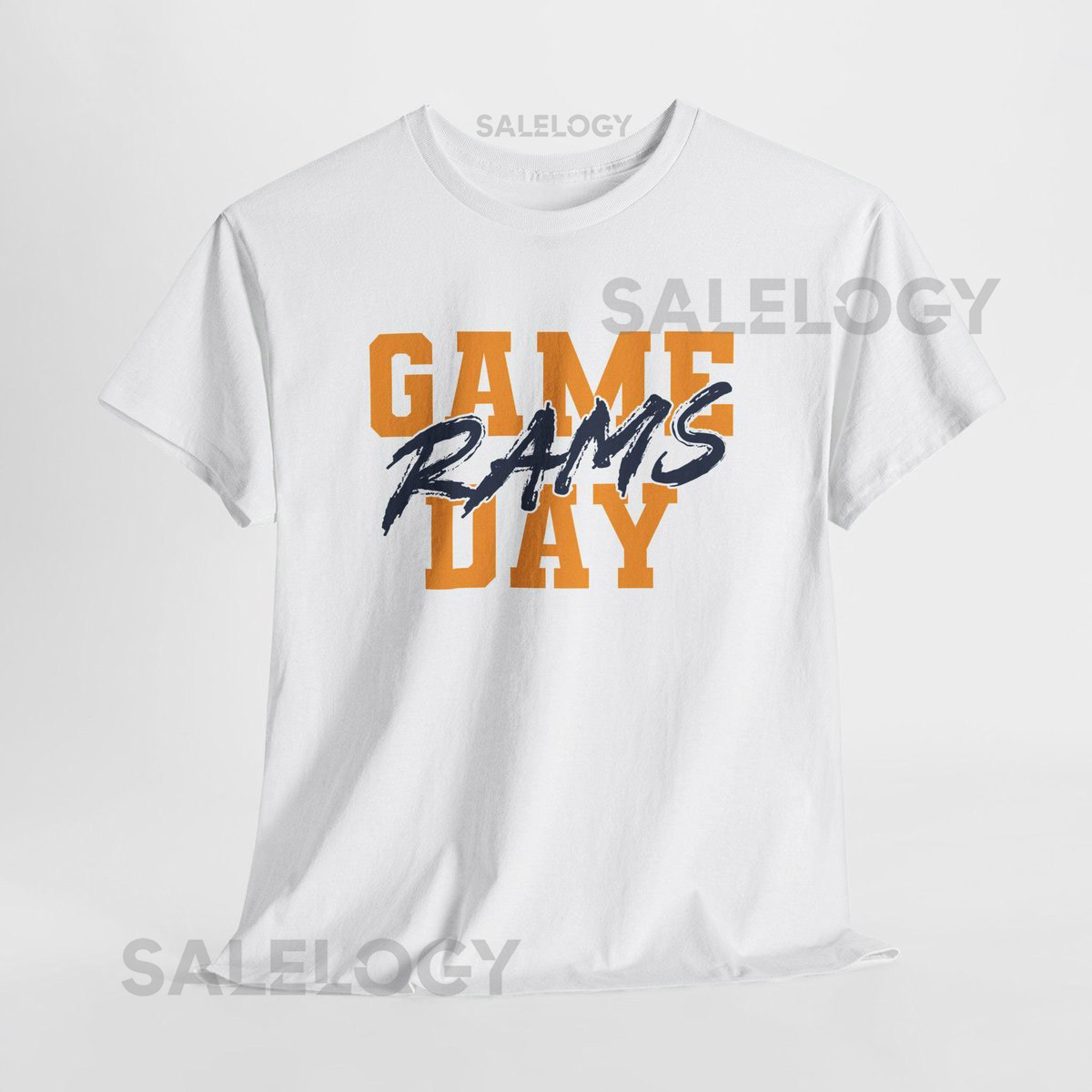 GAME DAY Los Angeles Football Shirt Rams Fan Tee Blue and Gold Game Day Top Los Angeles Rams Tailgating Shirt_171