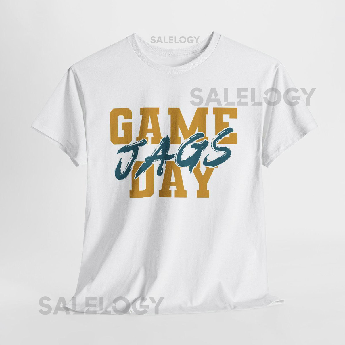 GAME DAY Jacksonville Football Shirt Jaguars Fan Tee Teal and Black Game Day Top Jacksonville Jaguars Tailgating_154