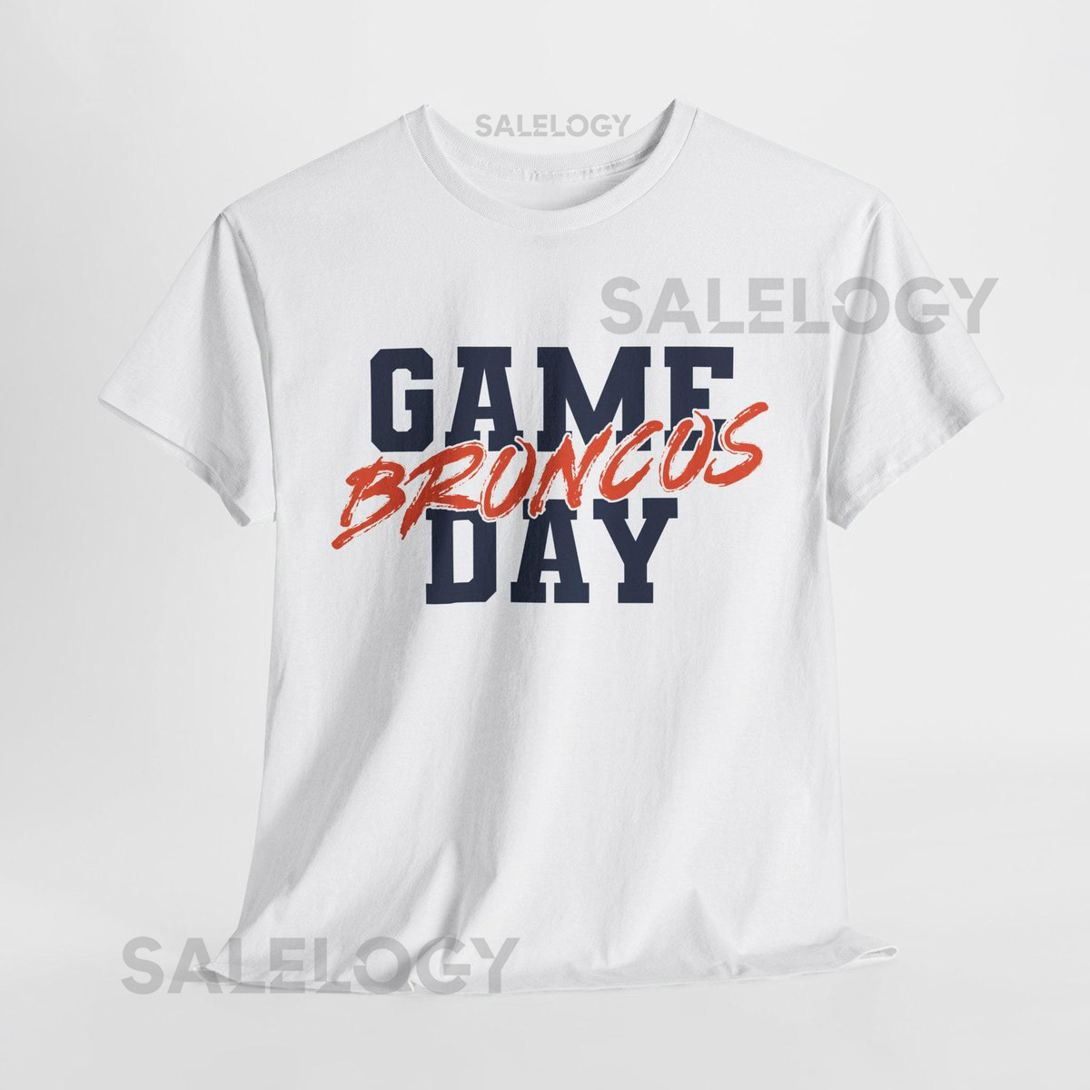 GAME DAY Denver Football Shirt Broncos Fan Tee Orange and Blue Game Day Top Denver Broncos Tailgating Shirt_386