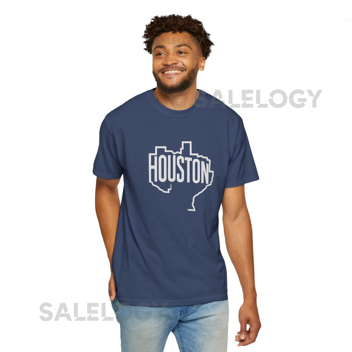 Houston Unisex T-Shirt - Casual Tee for Texas Lovers Travel Souvenir Gift for Friends Family Summer Outfit Urban_394