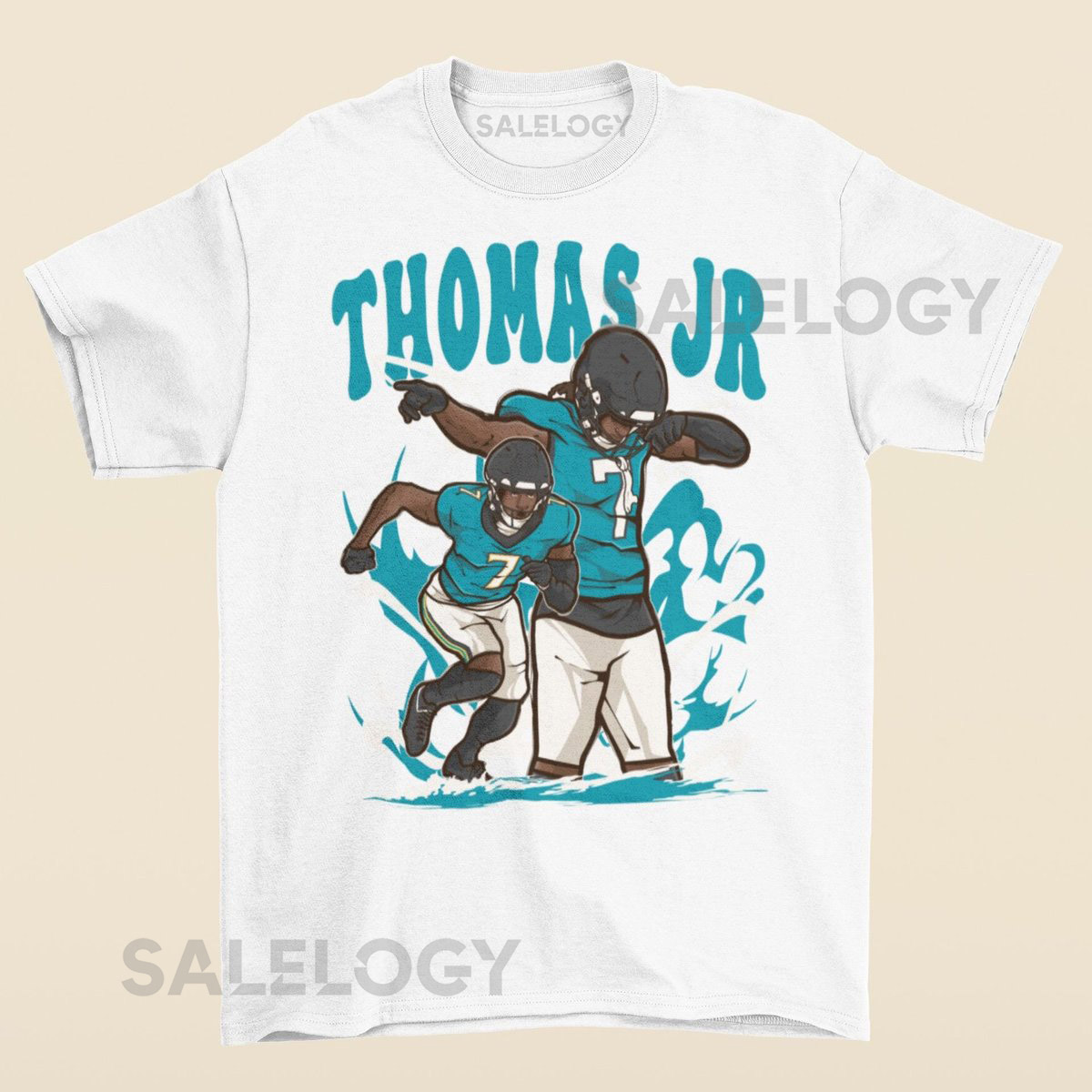 Brian Thomas Jr Cartoon Style Jacksonville Football _18