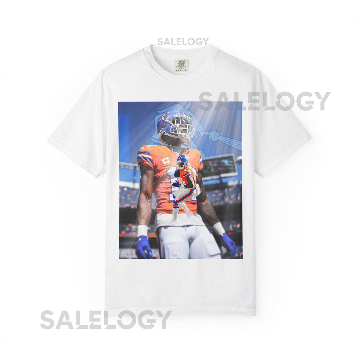 Courtland Sutton Denver Broncos T-Shirt Vibrant Unisex Sports Fan Tee_80