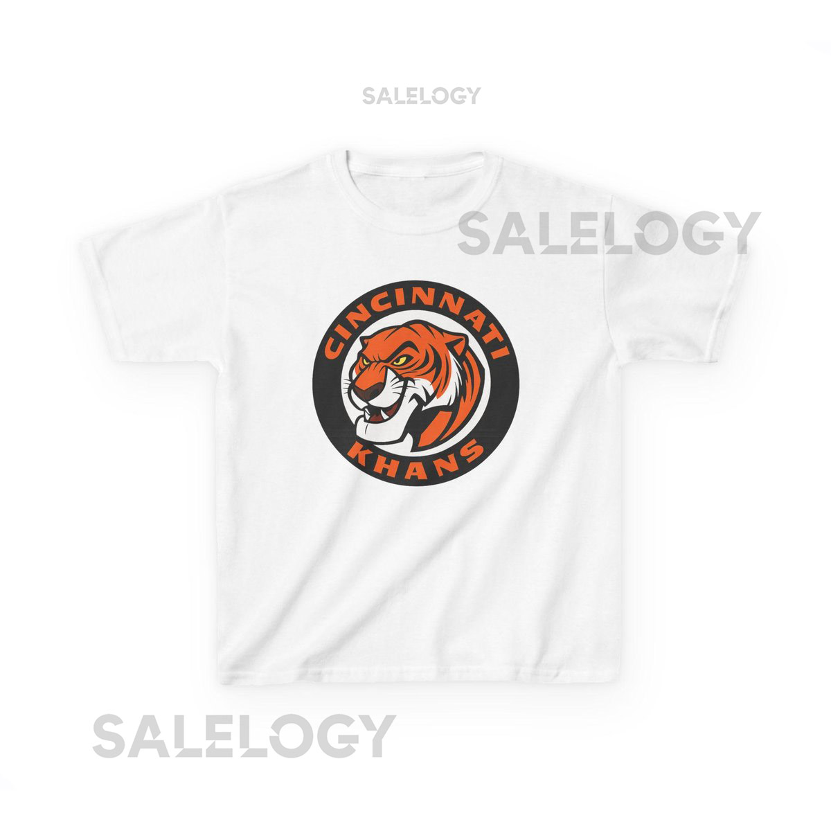 CINCINNATI KHANS Kids Tee - Bengals Pro Football Jungle Book Tiger T-Shirt - Disney Parks Disney World Disneyland Trip Cotton Graphic Tee_556