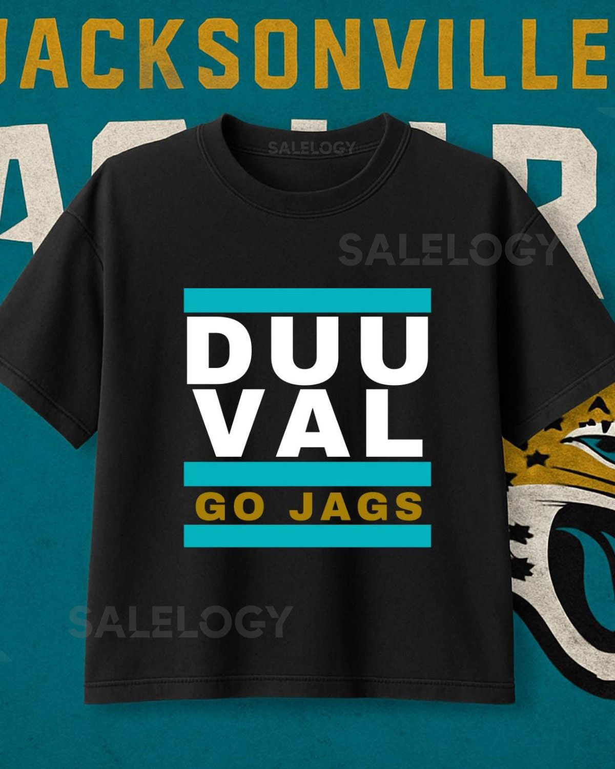 Duval Jacksonville Jaguars Womens Comfort Colors Boxy TeeRun DMC Inspired Design Jacksonville Jaguars Womens ShirtDuuval Womens_124