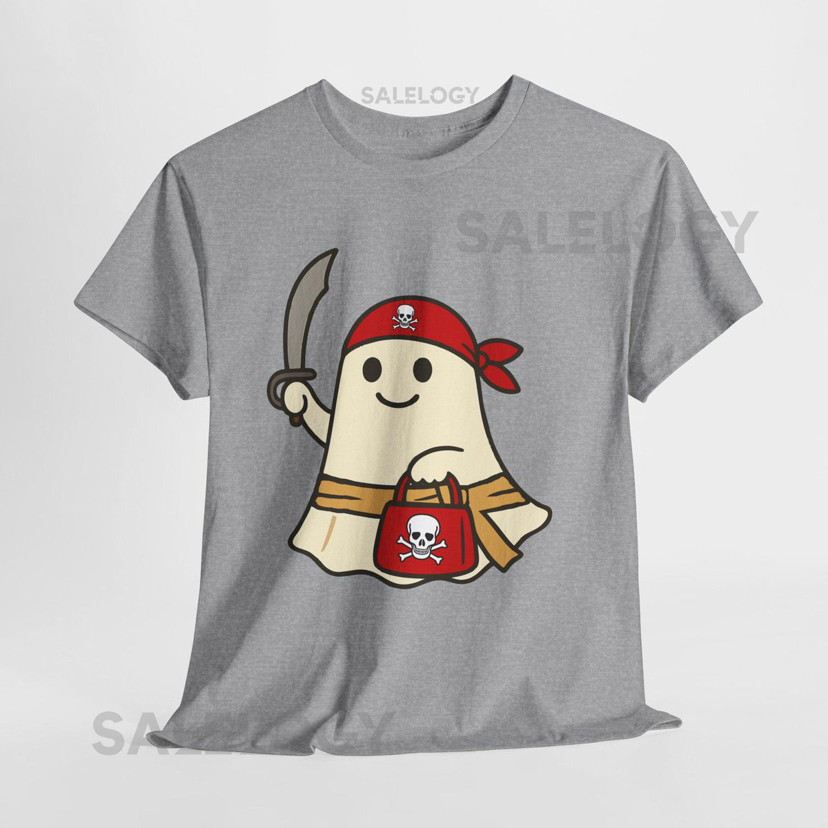 Halloween Ghost T-Shirt Tampa Bay football shirt Tampa Bay Game Day Red and Pewter Football shirt Tampa Bay Fan Shirt_521