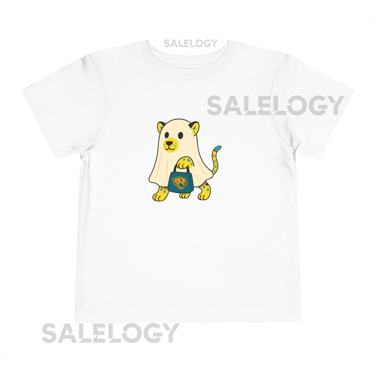 Halloween Ghost TShirt Jacksonville football shirt for Toddlers Jacksonville Game Day Teal Black Football shirt Jacksonville Fan_199