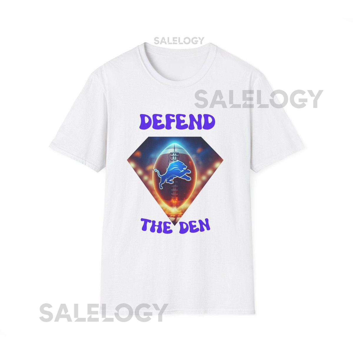 Detroit Lions T-Shirt Unisex Softstyle Tee for Football Fans_306