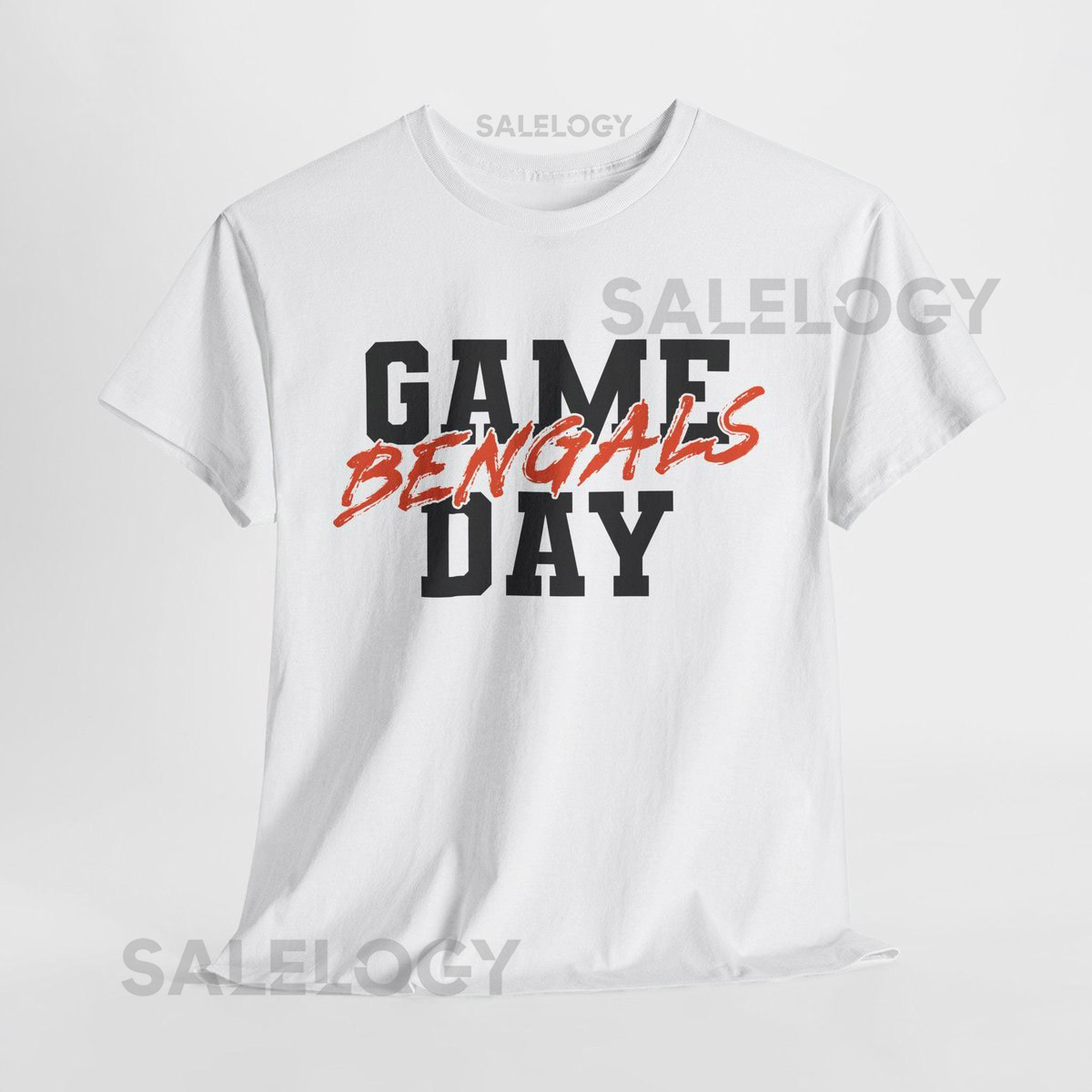 GAME DAY Cincinnati Football Shirt Bengals Fan Tee Orange and Black Game Day Top Cincinnati Bengals Tailgating Shirt_655