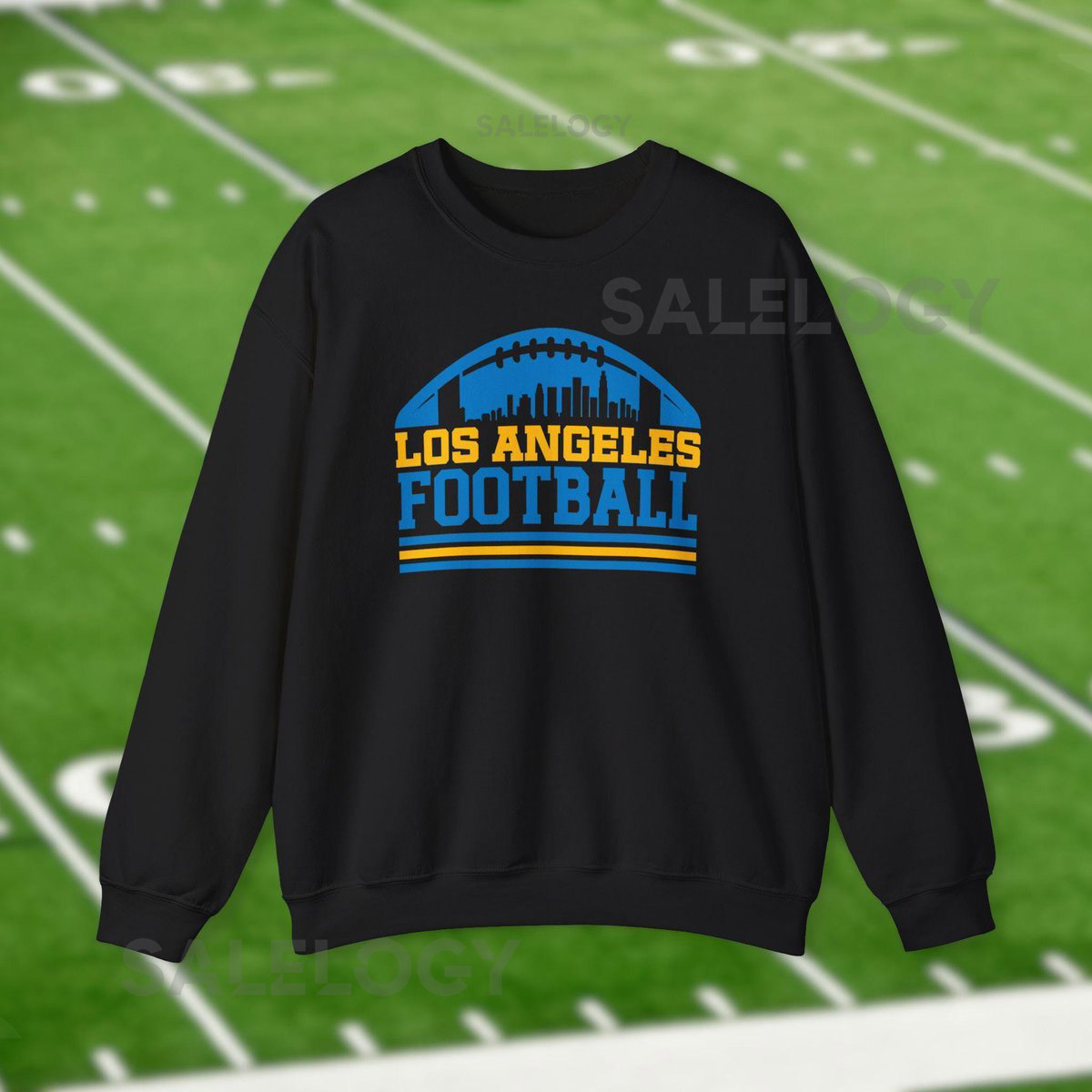 Los Angeles Chargers Football Sweatshirt Trendy City Skyline Shirt Vintage Retro Shirts Bolt Up Game Day Apparel Tailgate Gift For Him_72
