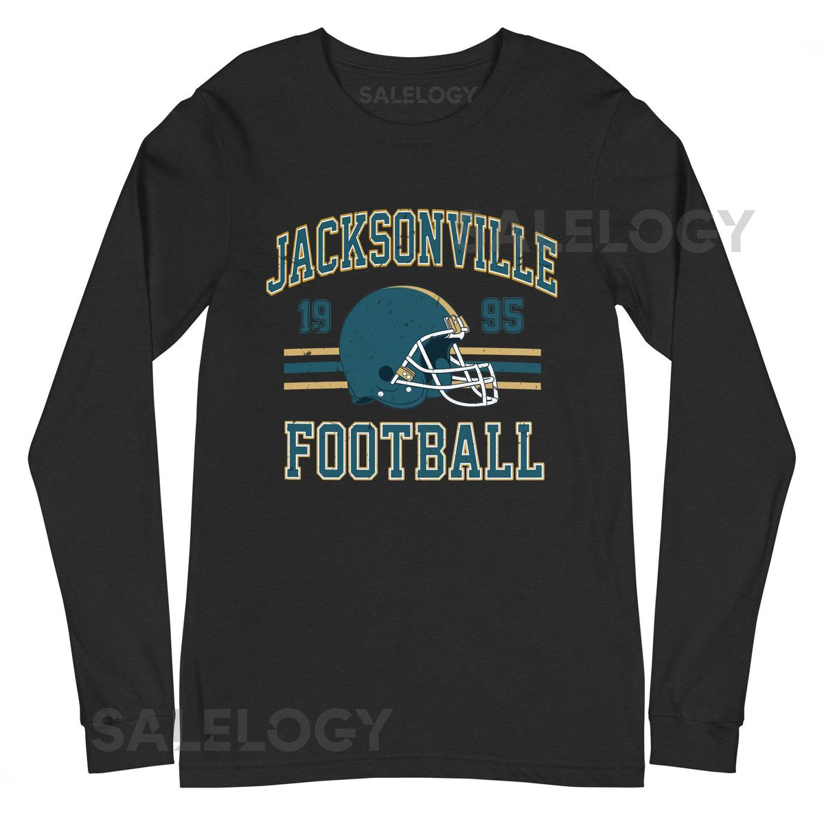 Jacksonville Long Sleeve T-shirt Jaguars Shirt Distressed Tee Game Day_678