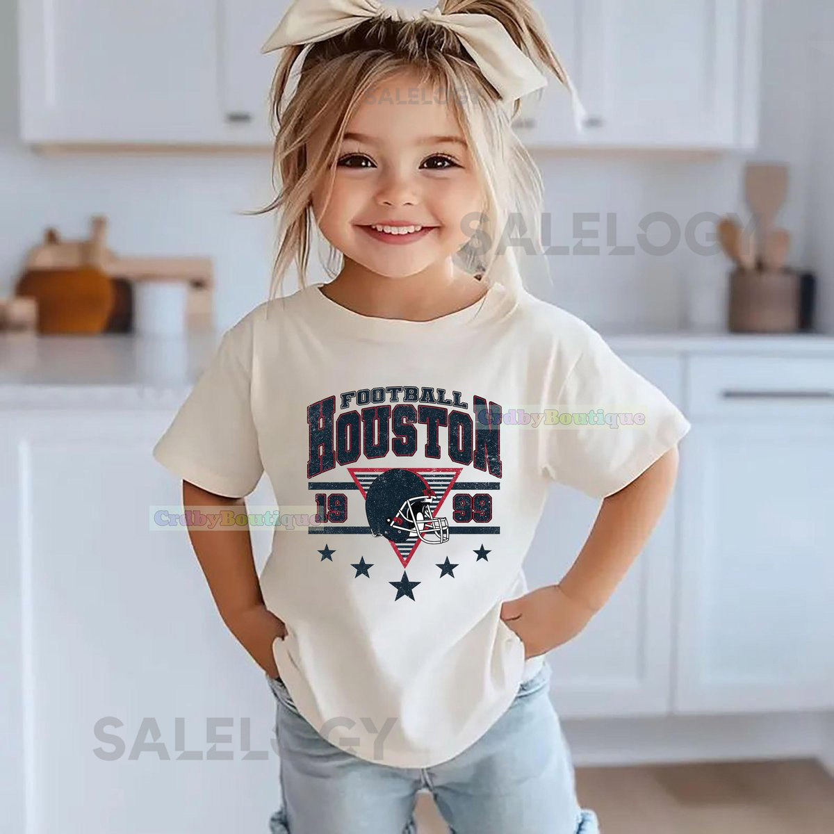 Houston Football Toddler T-Shirt Houston Vintage Football Shirt Houston Football Crewneck Houston Game Day Fan_264