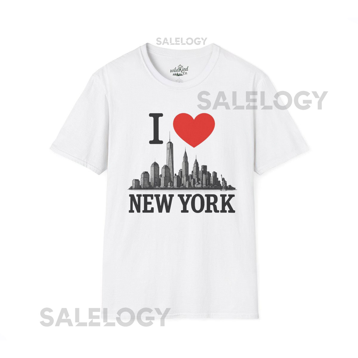 I Love New York Skyline Tee Unisex Graphic T-Shirt_530