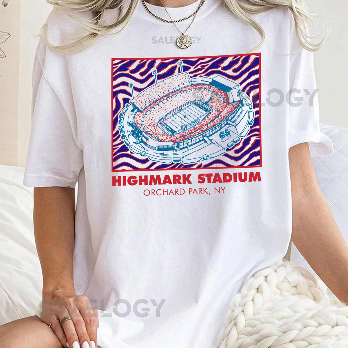 Highmark Stadium Shirt Buffalo Football Shirts Sports Fan T Shirt Go Bills Shirt Football Shirt Josh Allen Red Blue Football Tee_673