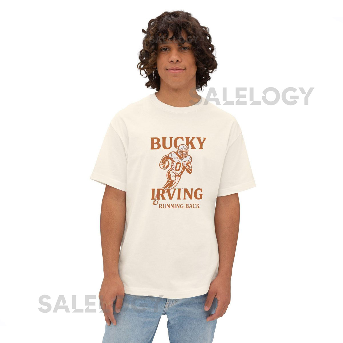 Bucky Season Retro NFL Tee Tampa Bay Oversized Football Shirt RB1 Fantasy Streetwear_141